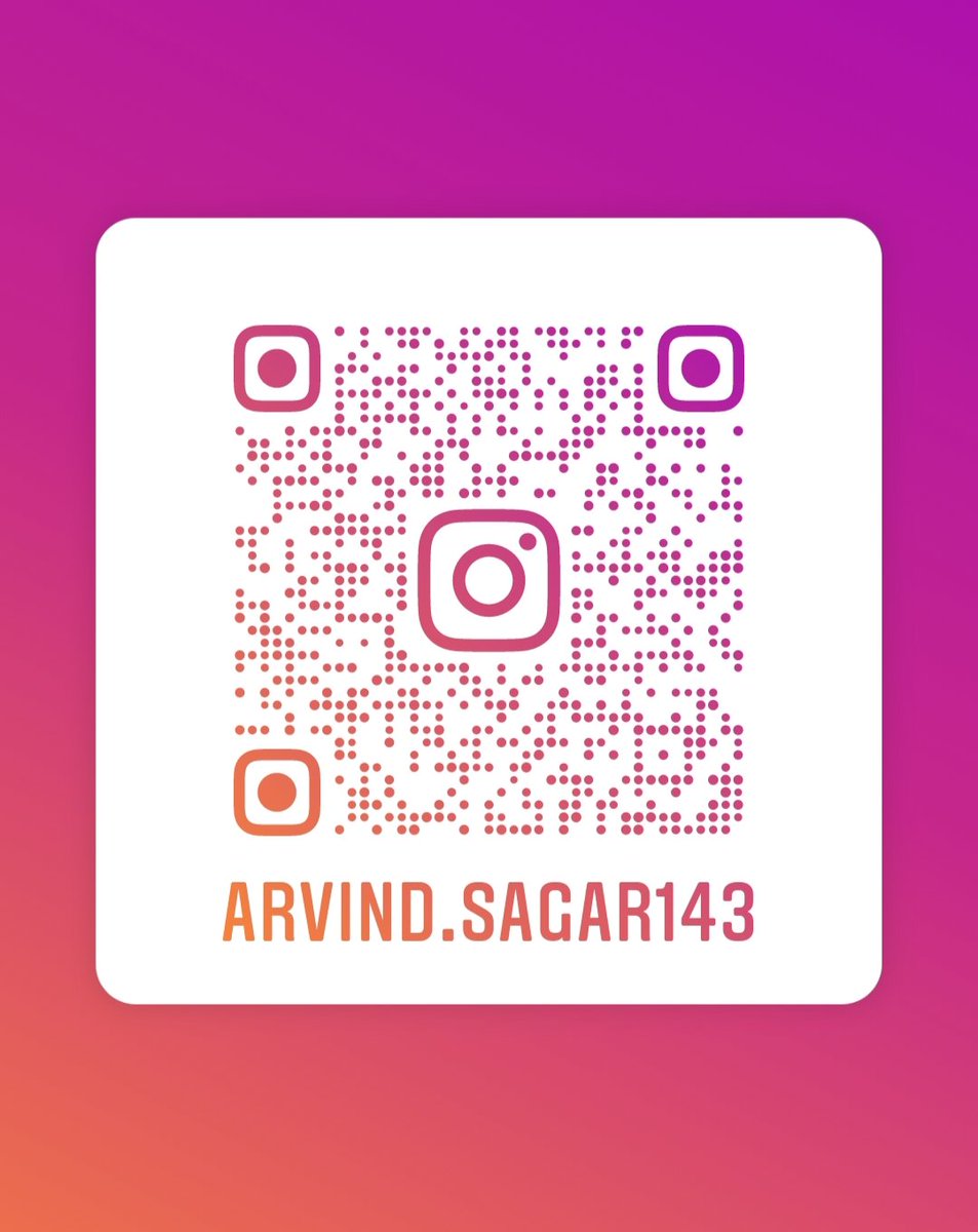 You Can Follow me on Instagram