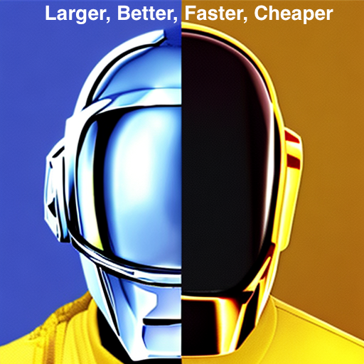 Generative AI models are getting larger, better, faster and cheaper

#generativeart #stablediffusion #AI #daftpunk