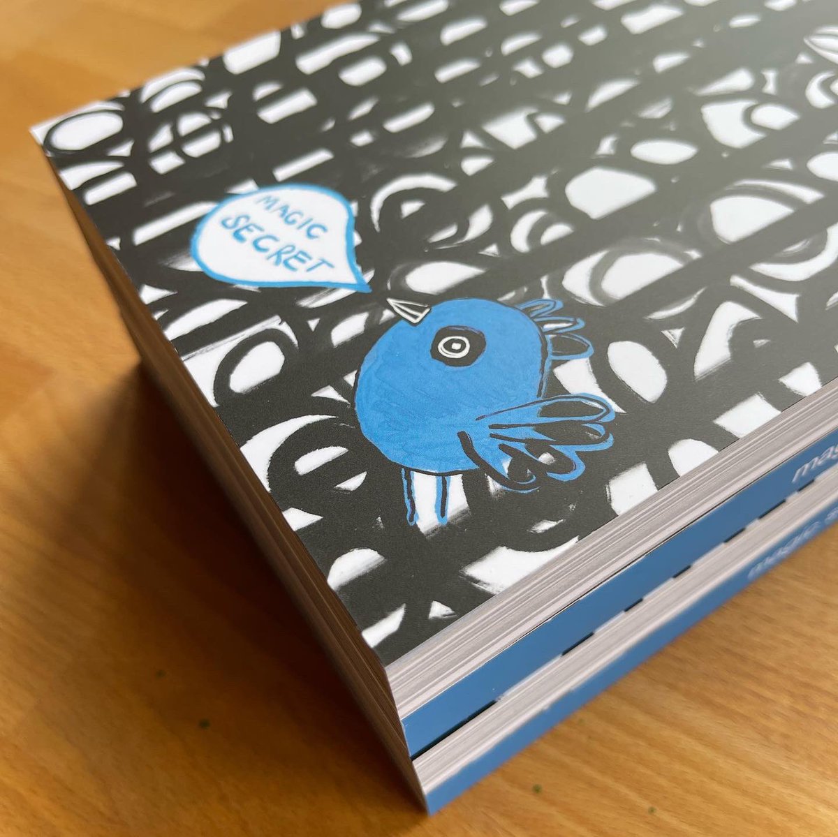 FabricLenny's tweet photo. ‘Magic Secret’ the book of my recent work, with text contributions from @jasonsinghthing @shantell_martin (and others) is now available to purchase via my shop for uk based folk (link in bio), for international orders pls DM me :)  #artistsbook #drawing #painting https://t.co/Cp9xcGQzvX