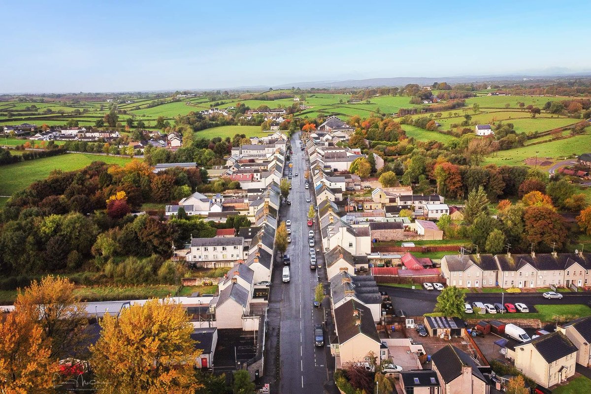 liamslandscapes's tweet photo. A recent aerial view of my home town of Beragh Co Tyrone @WeatherCee @angie_weather @Louise_utv @bbcniweather @barrabest #aerialphotography #Autumn #cotyrone #AutumnVibes #beragh #myhometown https://t.co/8E3eQPOHMG