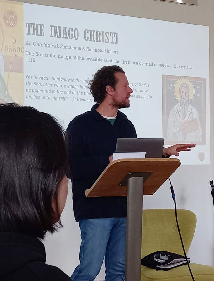 The imago Christi

"Just as in Christ we say, he was fully God and fully man, and his humanity was not overshadowed by his divinity in any way, so too for us, become more like Jesus is not the undermining of our true human nature but rather the flourishing and nurturing of it"