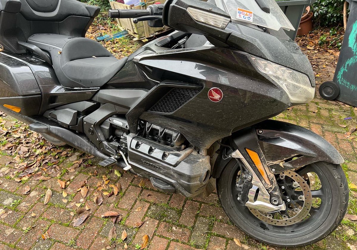 jemweb's tweet photo. @Honda_UK #Honda #Goldwingtour #Ridden @RoadTestsReview #Riding Ridden hard put away wet.  #motorcycles https://t.co/HKthO1vrFM