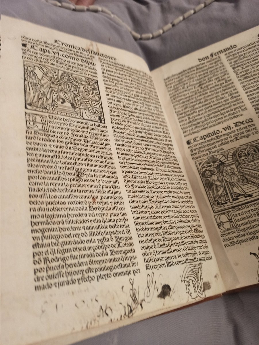 monetsIiIies's tweet photo. Ayer realicé una visita a la biblioteca del monasterio de El Escorial y nos enseñaron este ejemplar, los garabatos de los márgenes los hizo Felipe II cuando tenía 12 años y estudiaba junto a humanistas https://t.co/t9Jk2R3rg5