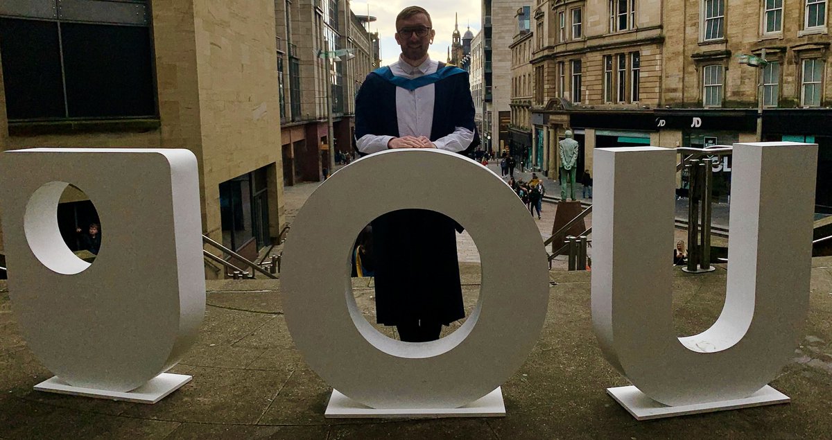 tomowatt's tweet photo. ⁦After 7 years and much love and support from my amazing wife, family and friends, I graduated with a degree in BSc (Hons) Combined STEM from ⁦@OUScotland⁩ #OUFamily https://t.co/MLOw4MJkdv