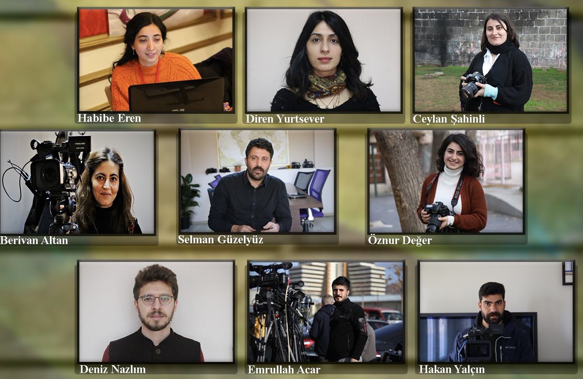 Diren Yurtsever 
Ceylan Şahinli
Emrullah Acar
Deniz Nazlım
Habibe Eren
Berivan Altan 
Öznur Değer
Selman Güzelyüz 
Hakan Yalçın
Size Selam olsun bu halkın yiğit evlatları.