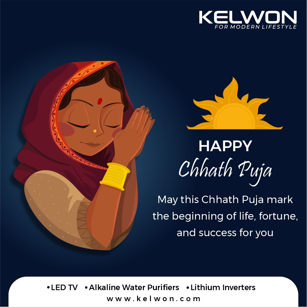 KelwonIndia's tweet image. May this Chhath Puja brings Blessings and happiness your way.
May all your dreams come true and all evils shed away.
!!Happy Chhath Puja 2022!!

#Kelwon #KelwonTV #KelwonLEDTV #KelwonWaterPurifier #KelwonInverter #ChhathPuja #FestiveVibes #FestivalWeek #HappyMood