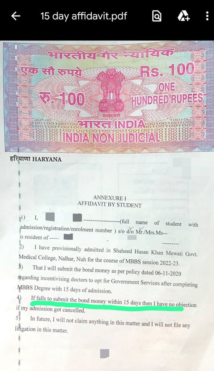 Sakshi041002's tweet photo. One has a moral responsibility to disobey unjust laws
The same is happening with the students of Haryana medical college 
i.e. even after getting high merits in NEET UG,students are forced to pay 10 lac annual fee
#shameonharyanagovt
#antimedicosgovt
#40lacsmbbsfees
#SaveTheMerit https://t.co/YRcemBpS5X
