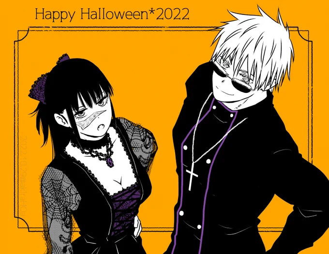 五歌ハッピーハロウィン!(歌ちゃんがただのゴスロリみたいになってしまったけど一応テーマは吸血鬼と退治する牧師?さんです) 