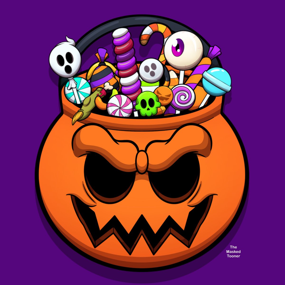 Halloween candy! 🎃🍬
-
#halloween #candy #halloweencandy #lollipop #sugar #candycorn #eyeball #pumpkin #bucket #trickortreat #cartoon #cartooncandy #themaskedtooner #vector #vectorart #stockphoto #illustration #tshirtdesign #cartoontshirt #dutchartist
