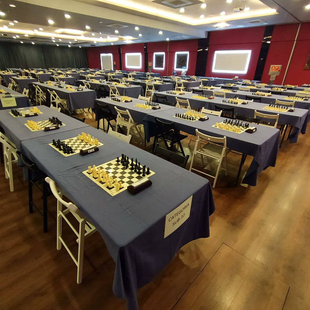 EveniaCongress's tweet photo. ♟Avui comença el campionat de Catalunya per equips d'edats organitzat per @escacs_cat al Palau de Congressos Olympic d’ @EveniaHotels.

▪️Categories de sub 8 a sub 20. 

#olympiccongresscenter
#eveniahotels 
#lloretdemar 
#mylloret 
#incostabrava https://t.co/jNxLrJq8GH