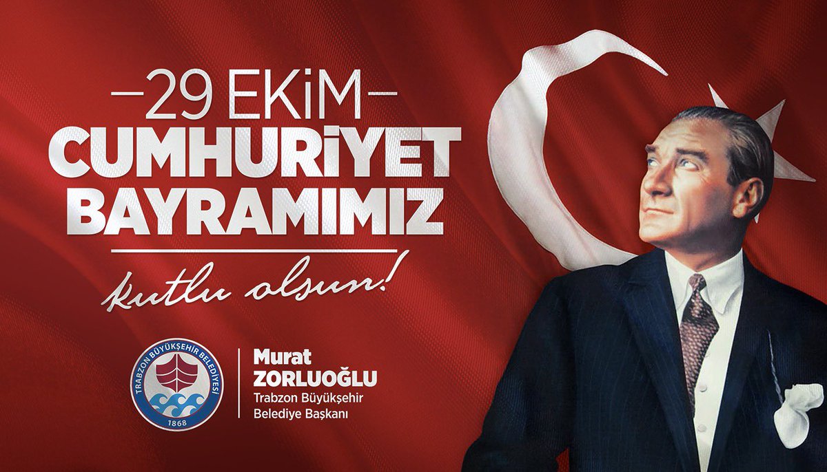 29 Ekim Cumhuriyet bayramımız kutlu olsun