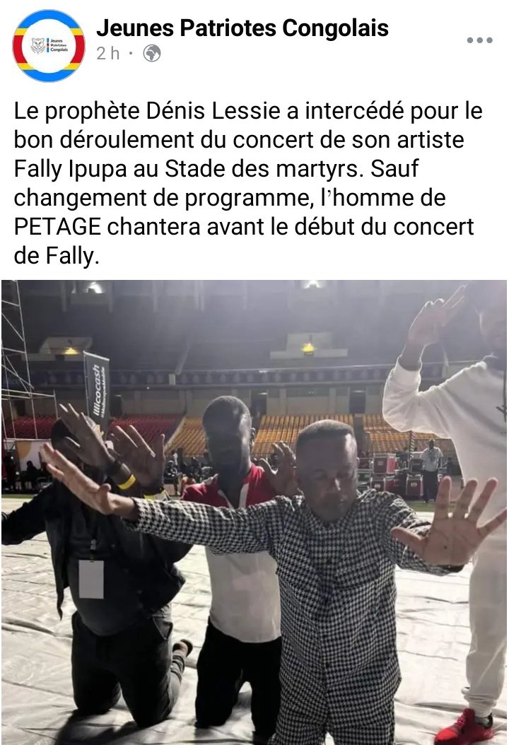 kanyamaokumadi's tweet photo. #concert #FallyMartyrs2022
Il faut un vrai travail de recyclage des hommes de Dieu au. Je suis sans voix pour ce que nous fait #denislessie #CongoKinshasa https://t.co/FwV7X5HMai