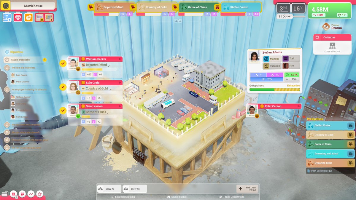 Moviehouse - The Film Studio Tycoon tweet media