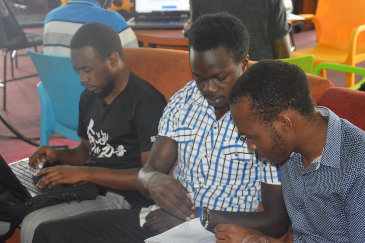 DAY TWO | #YouthLivelihoodsUG hackathon 

Hackathon is going really well, all teams are making good progress on their #opensource projects and the mood is great!

Rumor has it, the winner will be decided today. 🎉😉