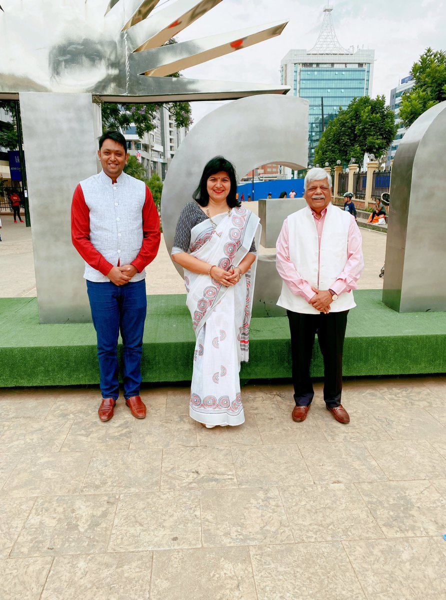 I had the privileged opportunity to interact with <a href="/AprajitaSarangi/">Aparajita Sarangi, MP,( Lok Sabha) Bhubaneswar</a>, celebrated IAS officer &amp; now MP, Bhubaneshwar &amp; National Spokesperson <a href="/BJP4India/">BJP</a> 
&amp; <a href="/vishnumppalamu/">Vishnu Dayal Ram</a>, MP Palamu, former DGP of Jharkhand, the “Real Hero” of the movie Gangajal during 145th IPU Assembly in Rwanda.