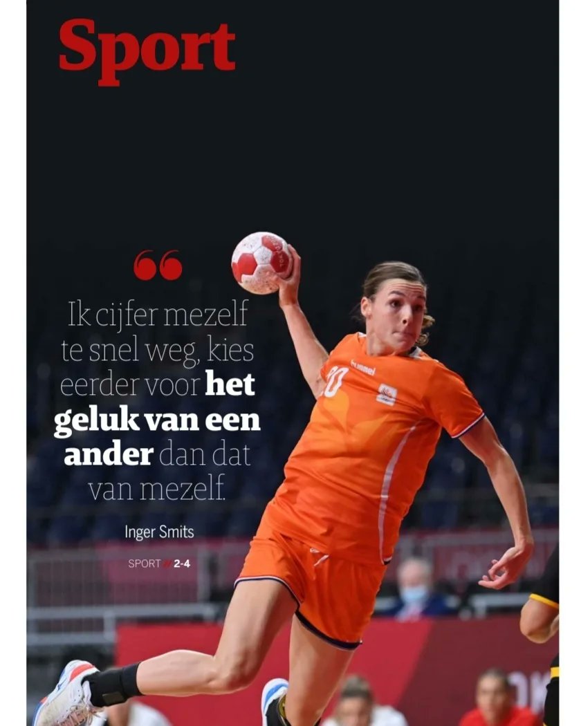 LimburgHandbal's tweet photo. Interview met Inger Smits in @delimburgersport vandaag. In voorbereiding op het EK dat volgende week begint. Vanmiddag om 14 uur NL - BRAZILIË live op Ziggo Sport. 👏👏👏 veel succes Inger! https://t.co/rwvUOcravu