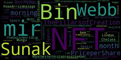 infokalyptisch's tweet photo. Trending in my timeline now: #NFT (5) #10282022 (3) #mir (2) #Sunak (2) #Webb (2) #thePillarsofCreation (2) #morning (2) #305 (2) https://t.co/5kK2f91fI2