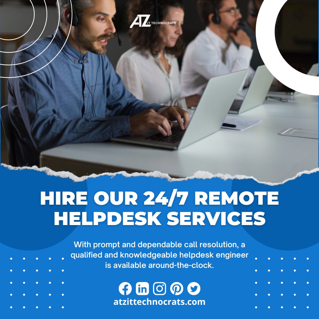 atz_it's tweet photo. 24/7 support from certified and knowledgeable Helpdesk Engineer with fast and reliable call resolution.
#helpdesk #it #itsupport #servicedesk #ithelp #ithelpdesk #techsupport #itservices #ITengineers #RemoteITEngineer #technology #tech #gadgets #computer #windows #pc #wifi https://t.co/bJ6VeSFyXe