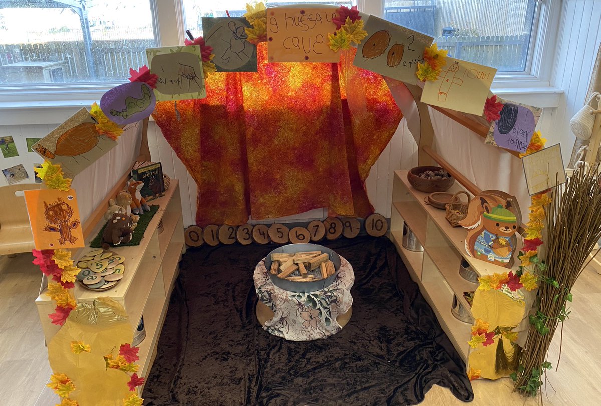 AyrGrammar's tweet photo. Our EYC would like to welcome you to the home of the Gruffalo! #cave #responsetoreading #characters #labels #Gruffalo https://t.co/O6A4HeBEhW