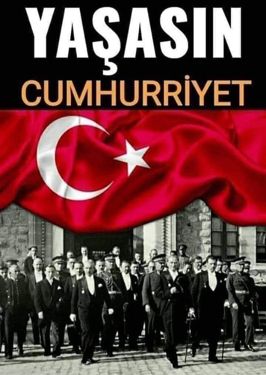 _
C U M H U R İ Y E T Benim  
Diyebilenlerin, 
Ulu Önder M.K.ATATÜRK'ün İzinden Gidenlerindir TÜRKİYE 🇹🇷
Cumhuriyet Bayramımız Kutlu Olsun 🇹🇷