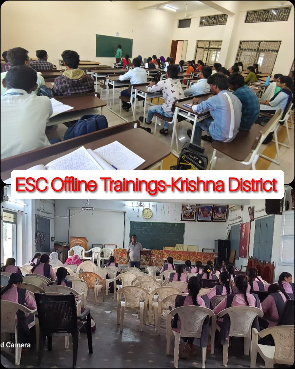 AP_Skill's tweet photo. @AP_Skill has Conducted Offline Trainings on #DigitalMarketing - #ecommerce - #MSoffice and #BasicIT at Employability Skill Centers at @KrishnaDistrict https://t.co/zbCUQNeu4N