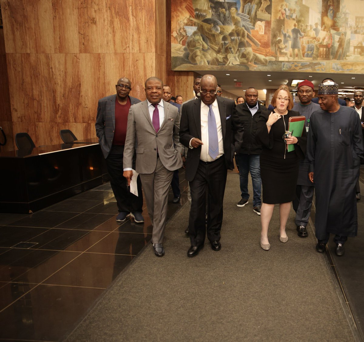 atiku's tweet photo. Yesterday, at the meeting at the State Department led by Molly Phee, Assistant Secretary—Bureau of African Affairs, the focus of our discussions were on the critical need to seek collaborative solutions to our local issues on democracy and governance, https://t.co/5mQlUO9SB4