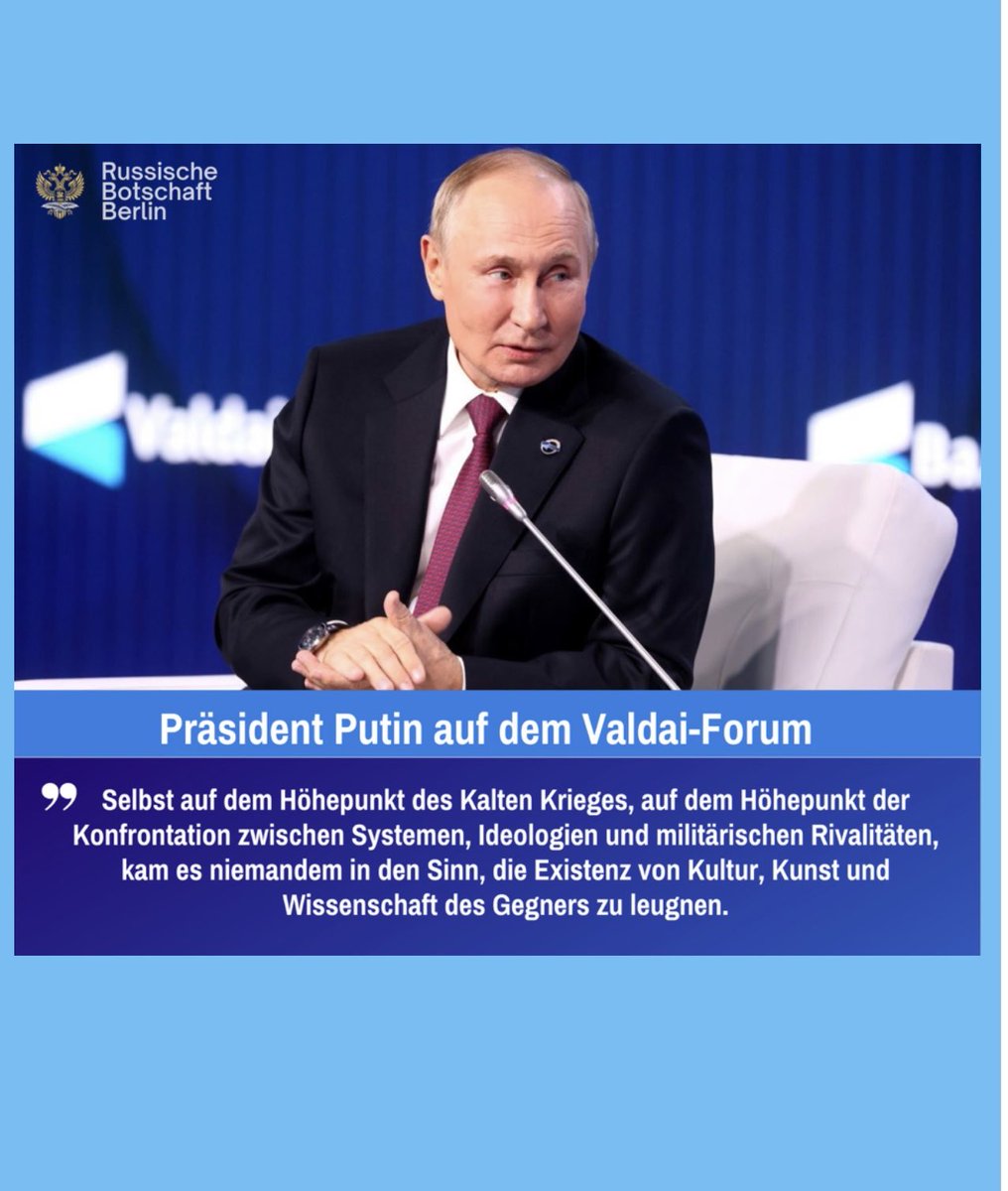 Bin #putin s Meinung , unterschiedliche Kultur u Kunst sind etwas wunderbares überall auf der Welt 👍