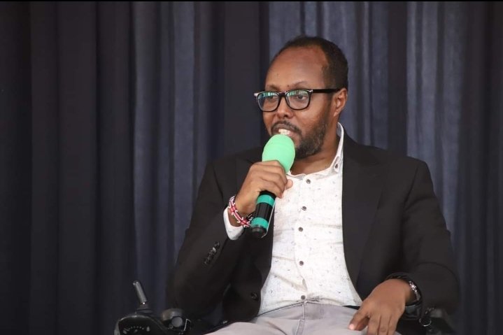 Harunassan's tweet photo. They say "The worst thing about disability is that people see it before they see you". This can be seen throu HR managers and leaders believing that they do not have what it takes to deliver on a job given.Harun Hassan during The 26th Annual HRM Conference, Naivasha, 28/10/2022. https://t.co/YEk1IBjWdI
