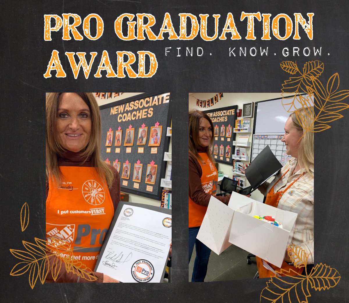 Congratulations 🎉 to our PASA Sandy for receiving a Vice President Pro Graduation Award!! Her dedication to building relationships with Pros that grow our business and theirs is second to none! Amazing work Sandy!!! 
💰 🧡 👏🏼