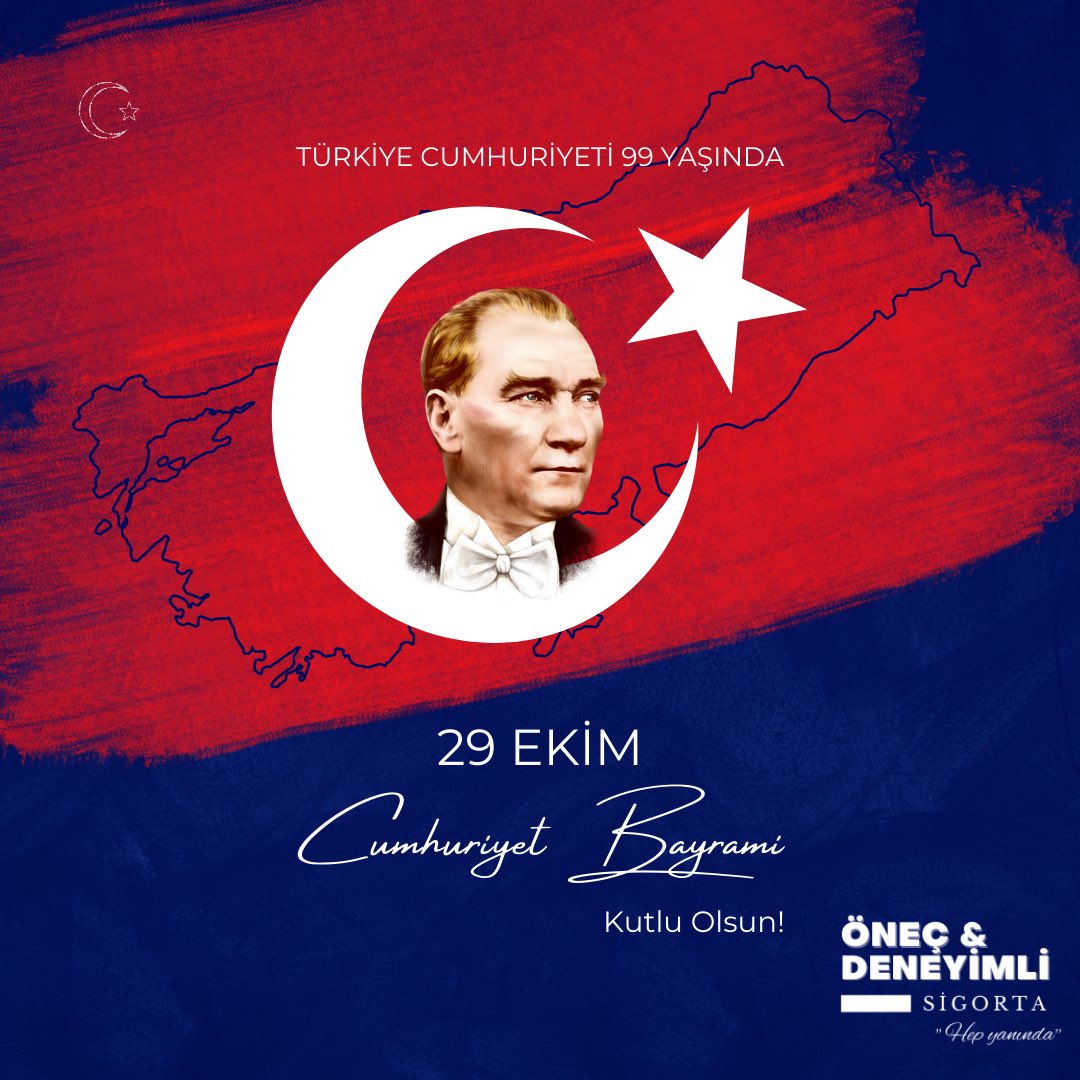 Ulu Önder Gazi Mustafa Kemal Atatürk'ün 'Ya İstiklal, Ya Ölüm' hedefiyle manda ve himayeye karşı duran Türk Ulusunun en büyük kazanımı olan Cumhuriyetimizin 98. yılını kutlamanın onuru, gururu ve heyecanını yaşıyoruz. 

#29ekimkutluolsun