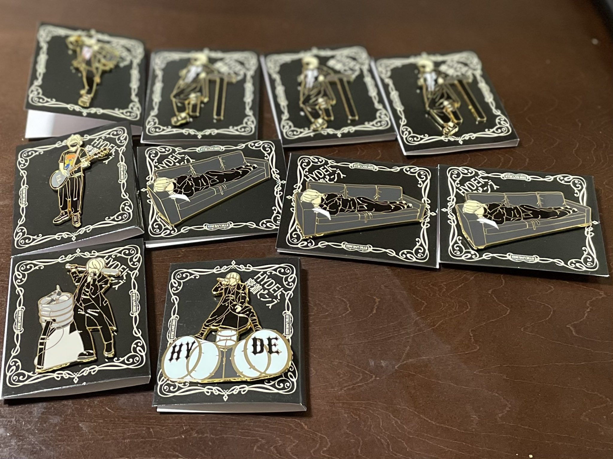 HYDE HYDEに密着ピンズ　８種 HYDE HYDEに密着ピンズ 8種