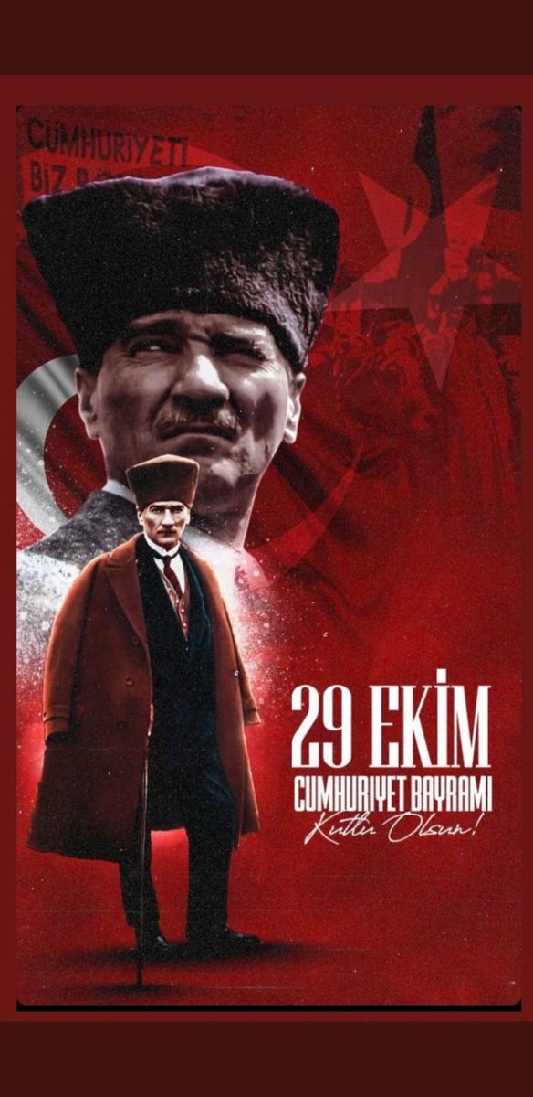 Yaşasın Cumhuriyet yaşa Mustafa Kemal Atatürk yaşa 🇹🇷