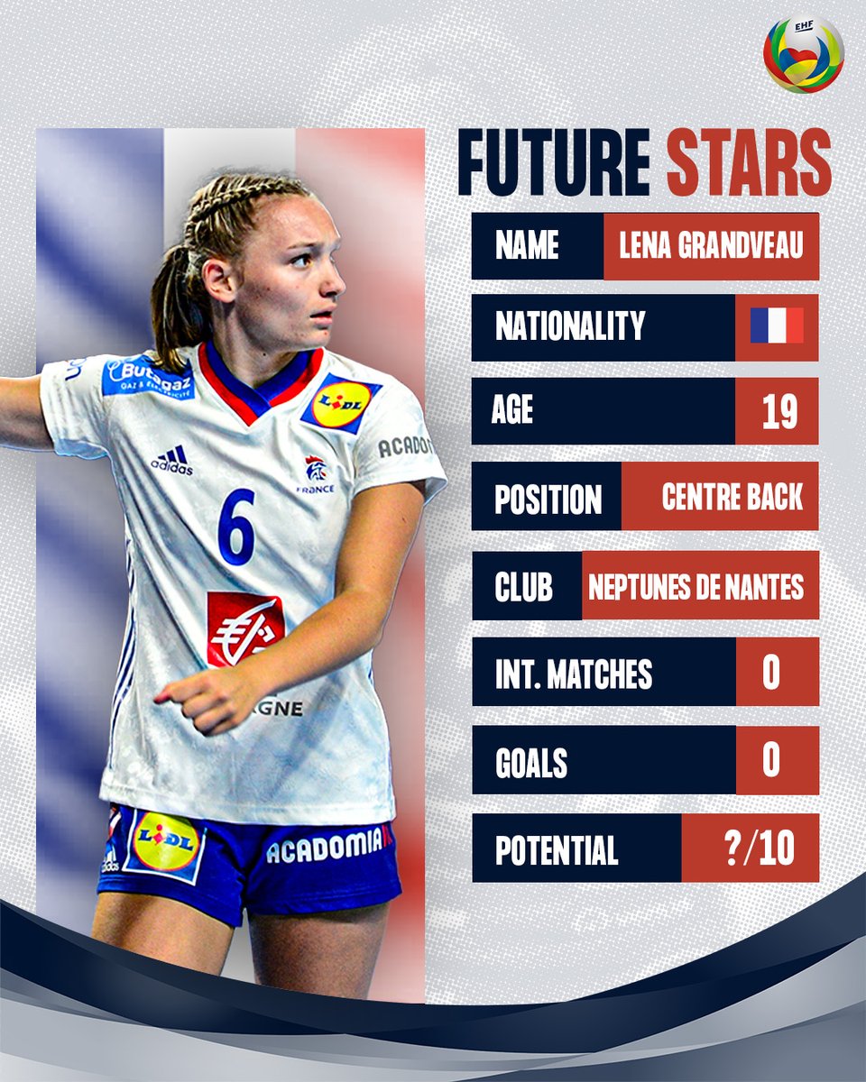 Lena Grandveau just arrived in the national team 🇫🇷🤩 Rate her potential /10 💪👇 @FRAHandball #playwithheart
