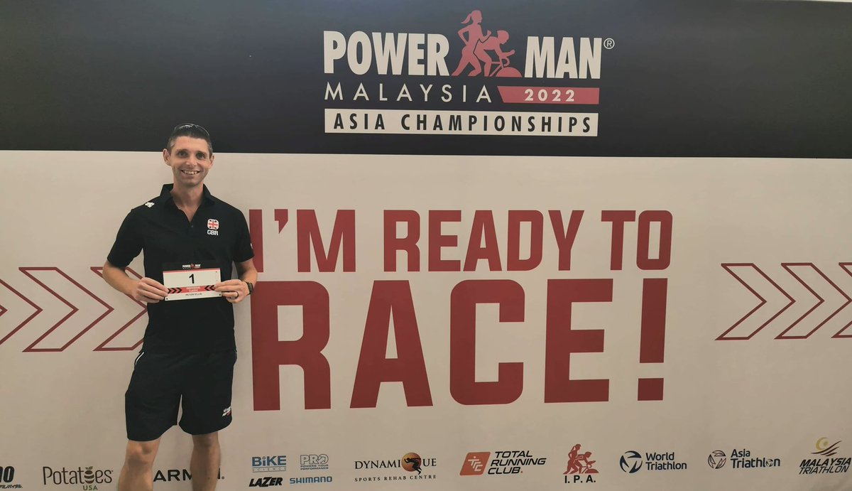 #ReadyToRace the biggest Duathlon in the World with 4500 entries! No.1 @ the #PowermanMalayasia 🇲🇾 Elite Championships. It’s been great to catch up with the PM family again with great support from the LOC Jeff & team. Thanks @RAFTriathlon @HQRAFSport @RAFCentralFund @RAFHalton