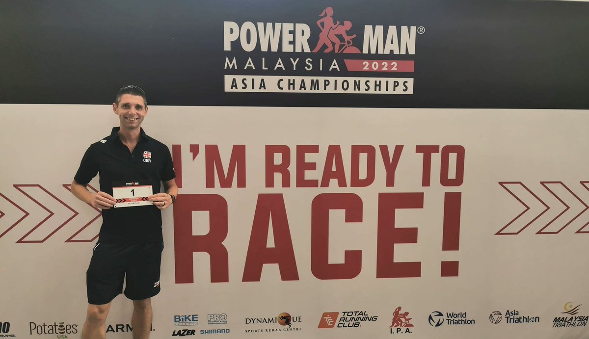#ReadyToRace the biggest Duathlon in the World with 4500 entries! No.1 @ the #PowermanMalayasia 🇲🇾 Elite Championships. It’s been great to catch up with the PM family again with great support from the LOC Jeff &amp; team. Thanks <a href="/RAFTriathlon/">RAF Triathlon</a> <a href="/HQRAFSport/">RAFSport</a> <a href="/RAFCentralFund/">RAFCentralFund</a> <a href="/RAFHalton/">RAF Halton</a>