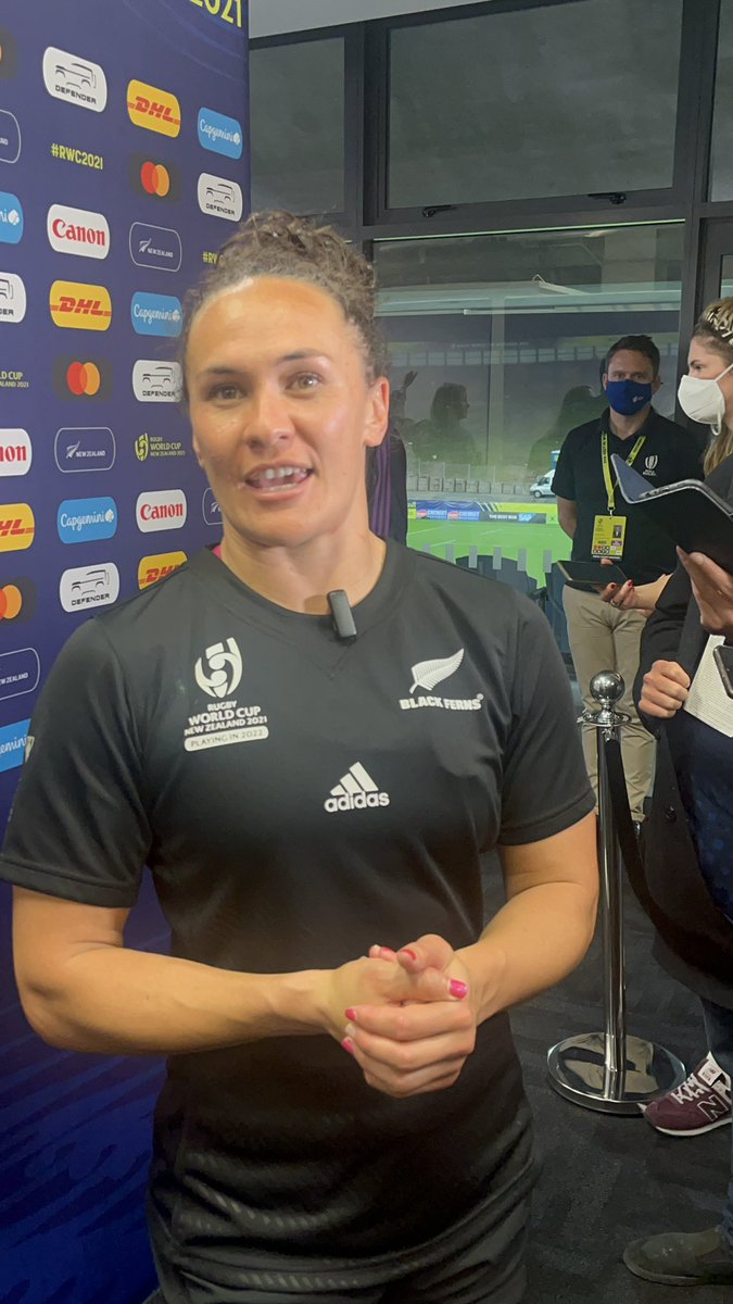 WomensRugbyShow's tweet photo. Plenty of post-match reaction still to come from #NZvWAL.
Just got to get back to Auckland first!
#WomensRugby #RWC2021 https://t.co/95szs4I8Of
