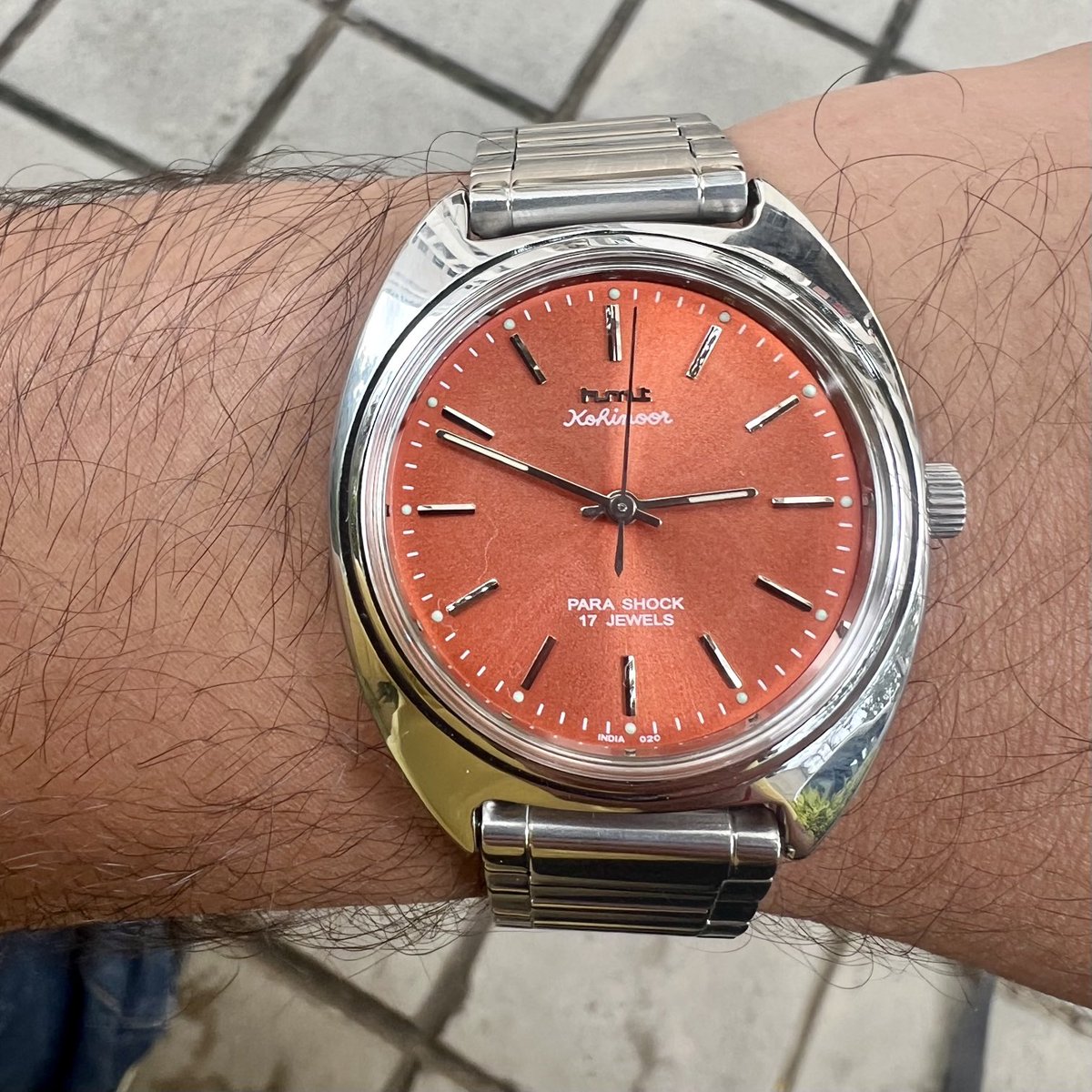 Finally! All thanks to ⁦@deepakmajipatil⁩ #kohinoor #saffron #hmtwatches