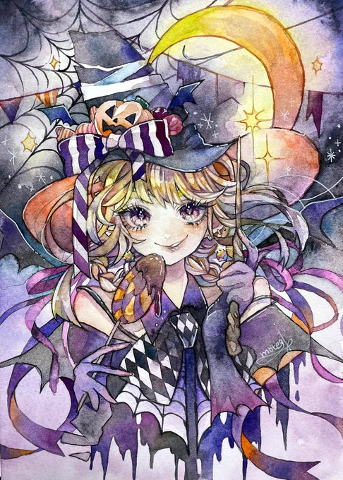 ハロウィン2022とても楽しく描けました #Halloween2022#ハロウィン 
