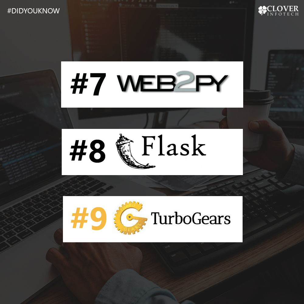 _CloverInfotech's tweet photo. 💡#Python Web Frameworks you must master in 2022. Swipe left >>

#dyk #didyouknowthat #doyouknow #learn #knowledge #frameworks #falcon #bottle #cherrypy #cubicweb #dash #django #web2py #flask #turbogears #pythondevelopers #developer #developers #developerscommunity https://t.co/VqOcjVEYWU