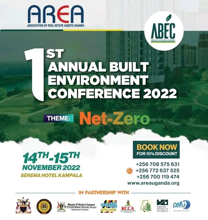 myrtle_concepts's tweet photo. 1st Annual Built Environment Conference
Theme: Net Zero
A 2-Day Conference
Venue : Serena Hotel - Kampala
Date : 14th to 15th November 2022
Start Time : 8:00am
#MCPUG #ABEC2022 #RealEstateInvestment https://t.co/NYq9DnQJqS