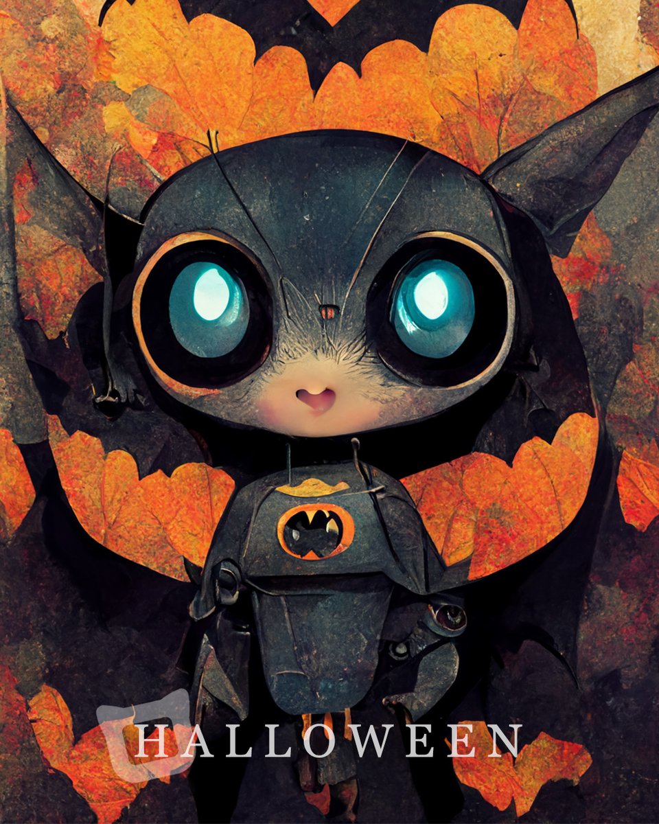 Cuby_con's tweet photo. Cuby Bat! 🦇🦇🦇

Will Batman hv a Cubypet?

#bat #batman #pet #neopet #halloween #halloween2022 #pumpkin #vampire #happyhalloween #cute #adorable #bigeyes #pokemon #kawaii #cutenessoverload #nft #nftart #ai #aiart #toy #art #cubycon https://t.co/5lMKL1wSJo