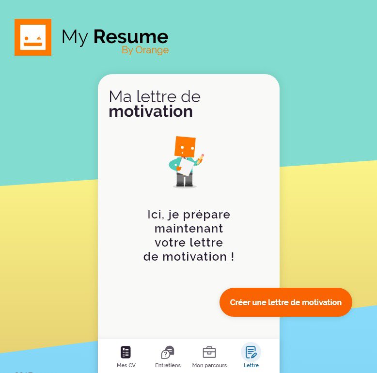 CClamouse's tweet photo. Le job de vos rêves est à portée de clic… 🤩 mais postuler reste souvent un frein…😌
#MyResume génère automatiquement
✅ CV
✅ Mémo pour le 1er entretien
✅ Et désormais la lettre de motivation 🎉 mettant l’accès à l’emploi à portée de tous 
#inclusion #egalitédeschances #fière https://t.co/5LYR2SVCYm