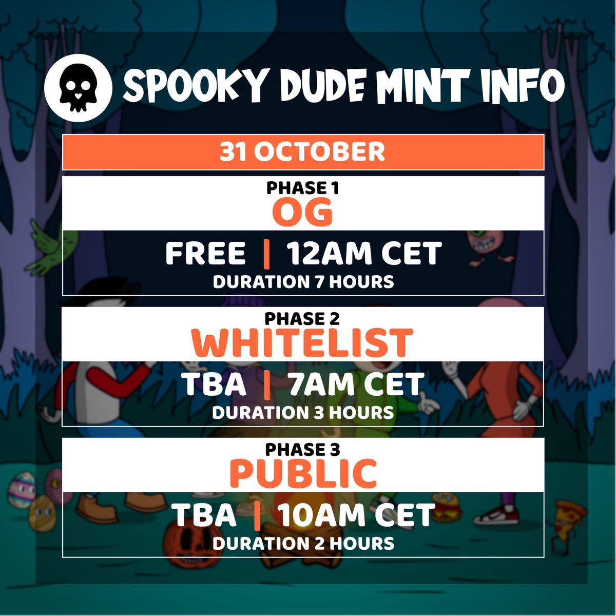 GydenLim1993's tweet photo. Are you all ready for Halloween party? @SpookyDudeNFT @SpookyDudeAlpha 
Swap the floor ! LGF ~🎃🔥
AMA is ready on 8pm, 29/10 , join us now ! Don't miss out the spookies nft!👻
#nft #Halloween #Ethereum #SPKY #NFTCommunity https://t.co/IZkPqlgYAW