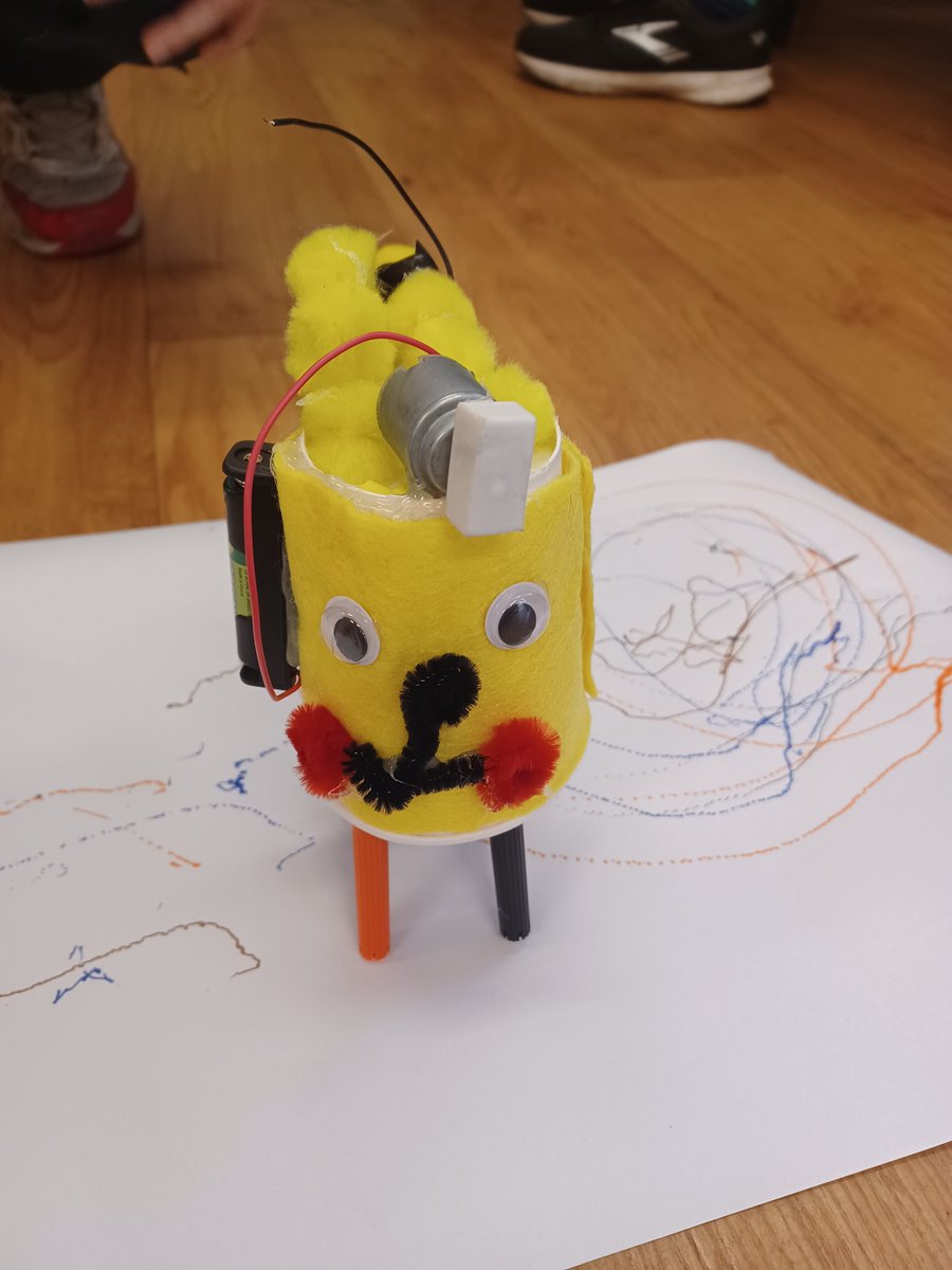 NlandLibs's tweet photo. We have had so much fun making #scribblebots with over 60 children this half term! We ended the week with a lovely trip to #Wooler Library where we had some amazing creations including a Pikachu and a Parrot. https://t.co/RhhFeFolqq