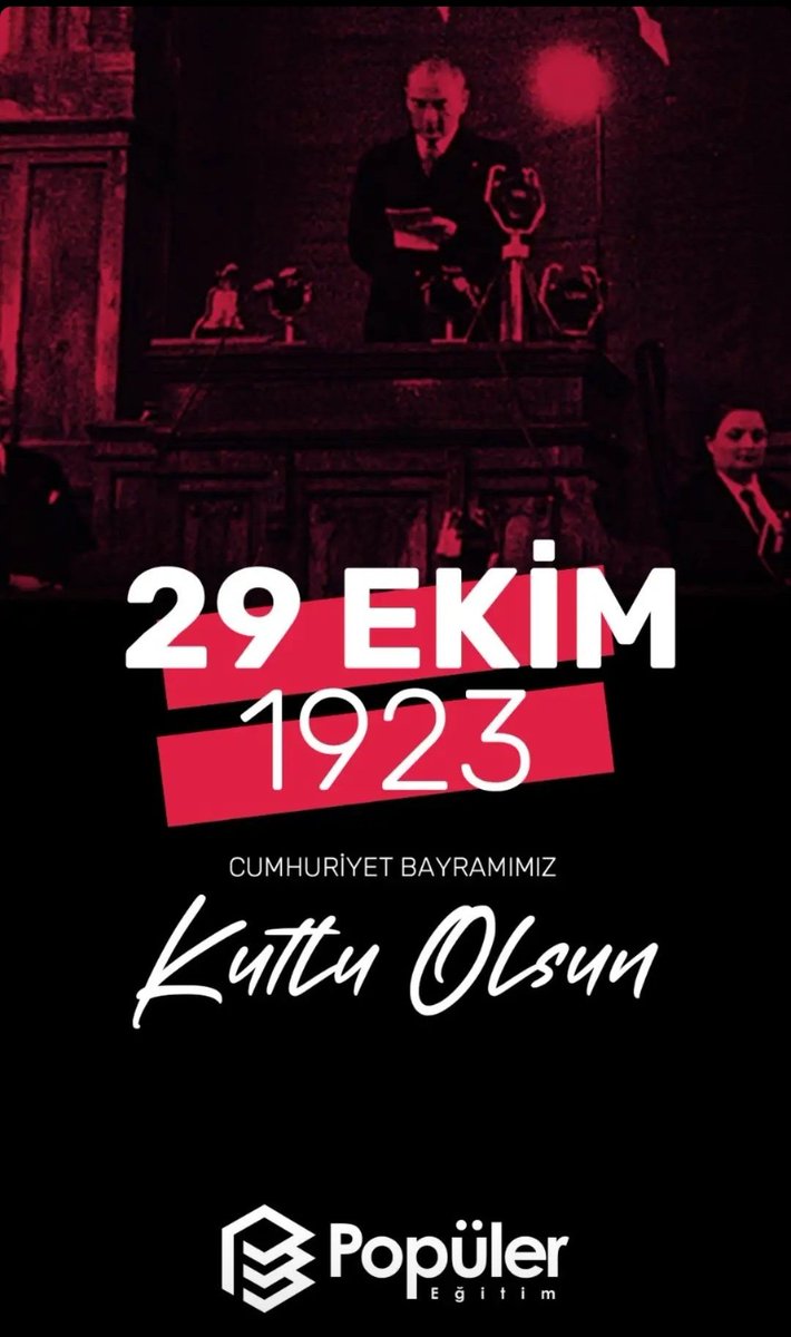 #29EkimCumhiyetBayramımız kutlu olsun