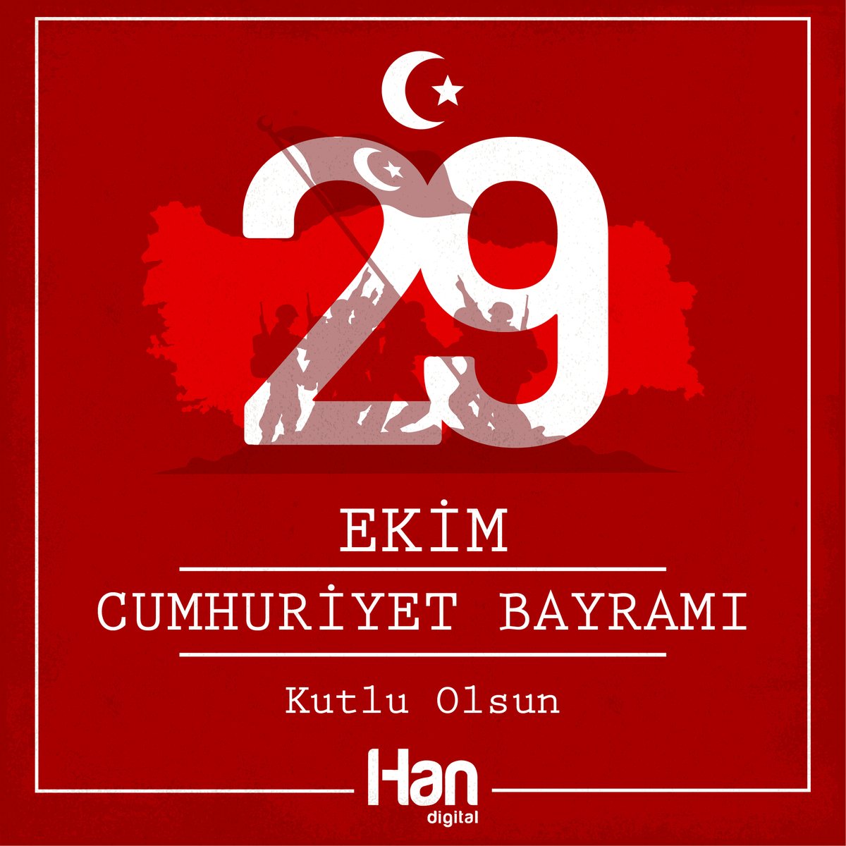Cumhuriyetimizin ilanının 99. yıl dönümü vesilesiyle, başta Gazi Mustafa Kemal Atatürk ve silah arkadaşları olmak üzere, vatanımızın aziz topraklarını canları pahasına savunan ve asil milletimizin küllerinden yeniden doğmasını sağlayan tüm şehit ve gazilerimizi rahmetle anıyoruz.