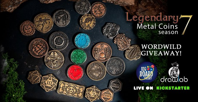 Last day to enter <a href="/BigBoardTheory/">Big Board Theory</a>'s giveaway and win a Coin Set of your choice and a Season 7 Collectors Set of Legendary Metal Coins by <a href="/drawlab_ent/">Drawlab Entertainment 🎲 gaming together</a>. Link: wn.nr/UJmGXJ

#giveaway #metalcoins #BigBoardTheory #DrawlabEntertainment