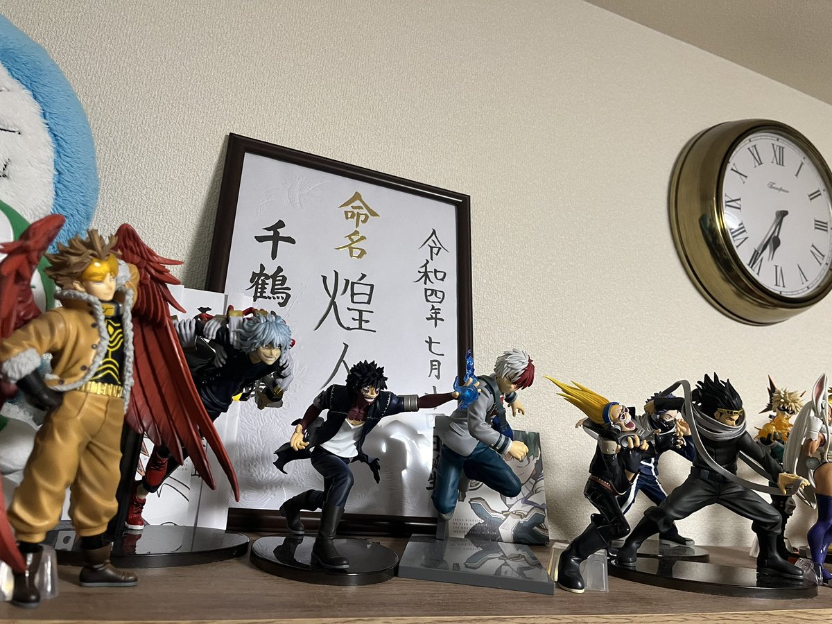 w34thin's tweet photo. 集まってきたぞ🥰
#僕のヒーローアカデミア
#ヒロアカ
#フィギュア
#ヒロアカフィギュア
#一番くじ
#コレクション https://t.co/RbyDOzGHbo