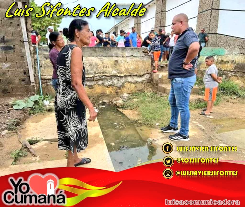 #29Oct ||🇻🇪 YO♥️CUMANÁ
Alcalde dando respuestas, desde la Parroquia Valentín Valiente en #Cumana , atendiendo situaciones originadas por las lluvias en las últimas horas.
➡️.<a href="/lossifontes/">LUIS JAVIER SIFONTES</a> 
➡️.<a href="/NicolasMaduro/">Nicolás Maduro</a> 
➡️ #Sucre
➡️ #DeZurdaTeam 
#AvanzandoConFirmeza