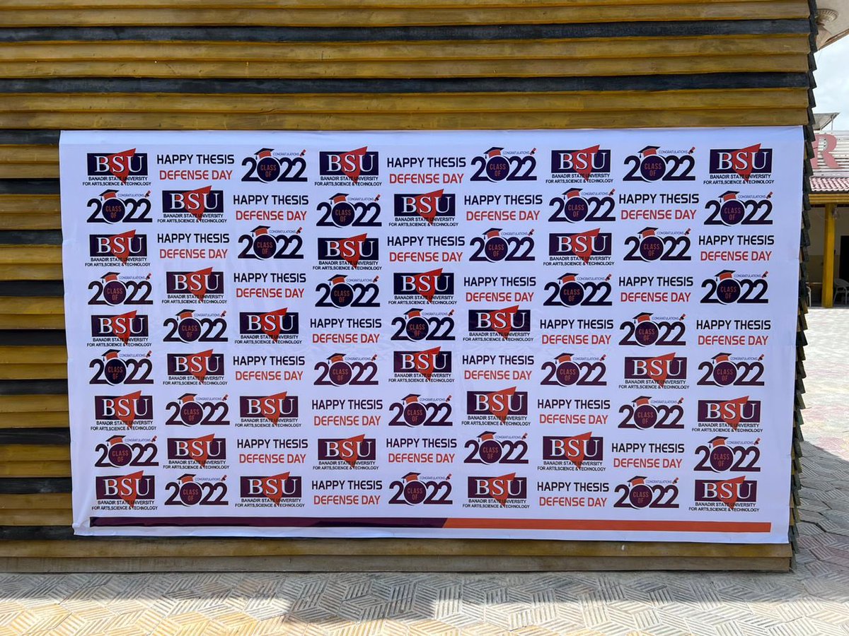 BSU017's tweet photo. Greetings from Gurysamo where we ought to kick off the thesis defense for the class of 2022. Stay turned for more updates.

#thesis
#classof2022
#BSU2022 https://t.co/zce9avsc8l